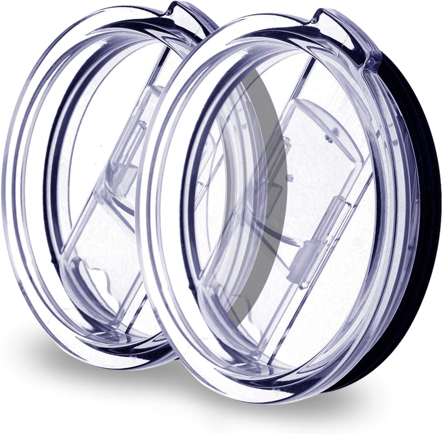 Tumbler Lid Compatible for 20 Oz Yeti and More Cooler Cup, Splash Proof Open Close