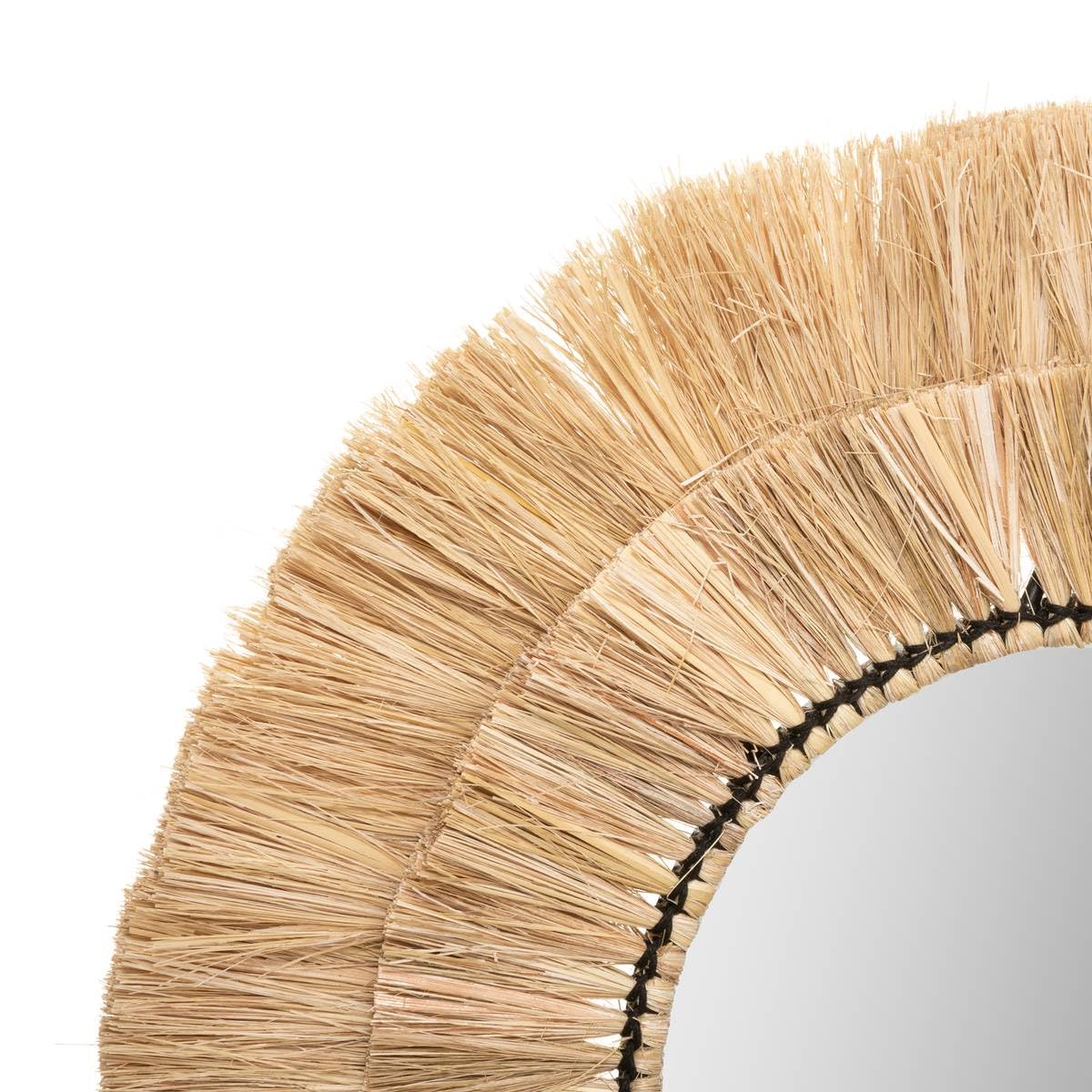 Atmosphera - Set aus 3 Spiegeln Alba - Bast - Beige