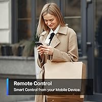 Vista 7 de TP-Link Tapo Apple HomeKit Smart Plug Mini, diseño compacto, 15A/1800W máximo, configuración súper fácil, funciona con Siri, Alexa y Google Home