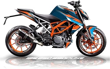 New Graphic kit for ktm 390 250 125 duke Graphic Decal Kit SS-TRD 125, GLOSSY