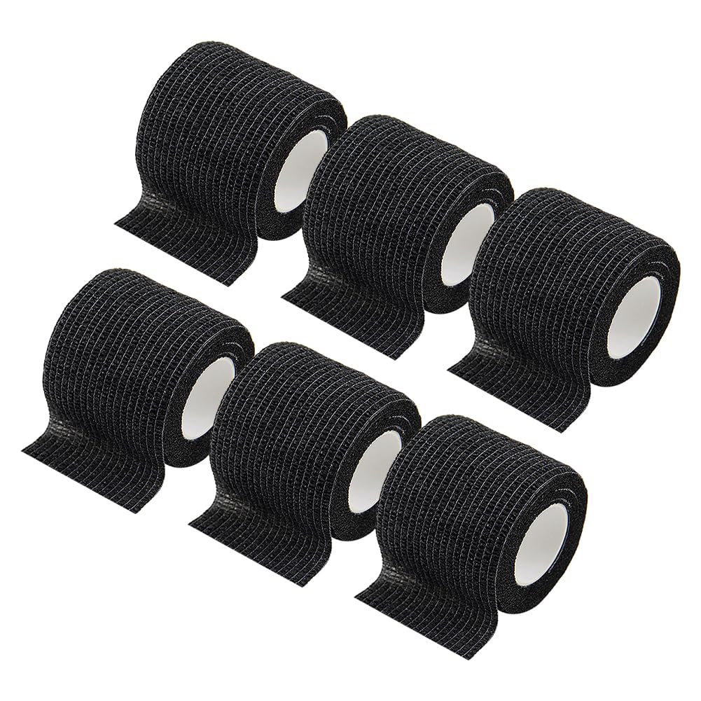 GSHLLO 6 Rolls 5cm x 4 5m Self Adhesive Elastic Bandage Tattoo Machine Grip Cover Bandage Pet Vet