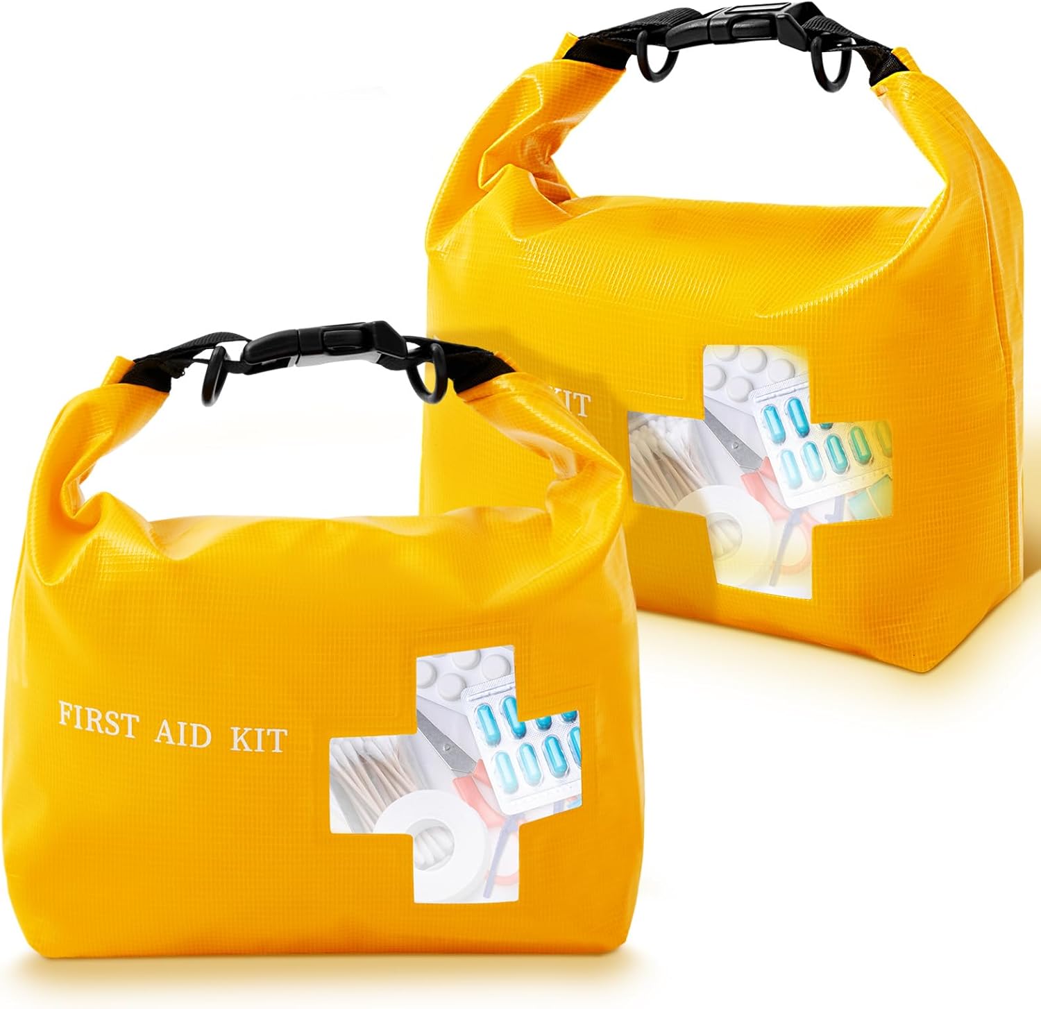 2 Pack of Waterproof First Aid Kit, Empty Lightweight Boat Dry Bag, Portable Emergency Survival Medical Supplies for Swimming Traveling Hiking Camping Backpacking Cycling 2 Pack of Waterproof First Aid Kit, Empty Lightweight Boat Dry Bag, Portable Emergency Survival Medical Supplies for Swimming Traveling Hiking Camping Backpacking Cycling