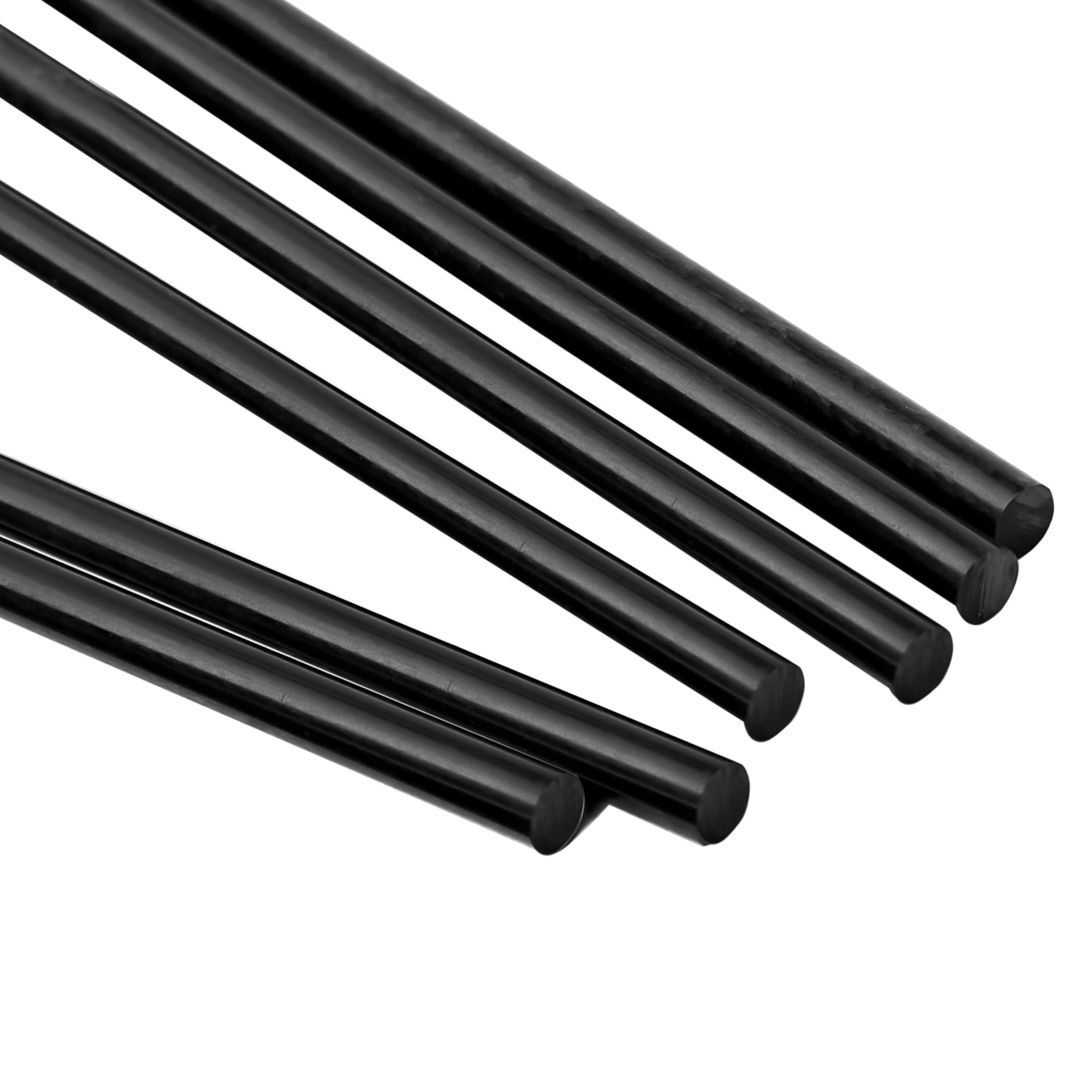 Black POM Rods - 6 Pack 1/2" x 12" -3