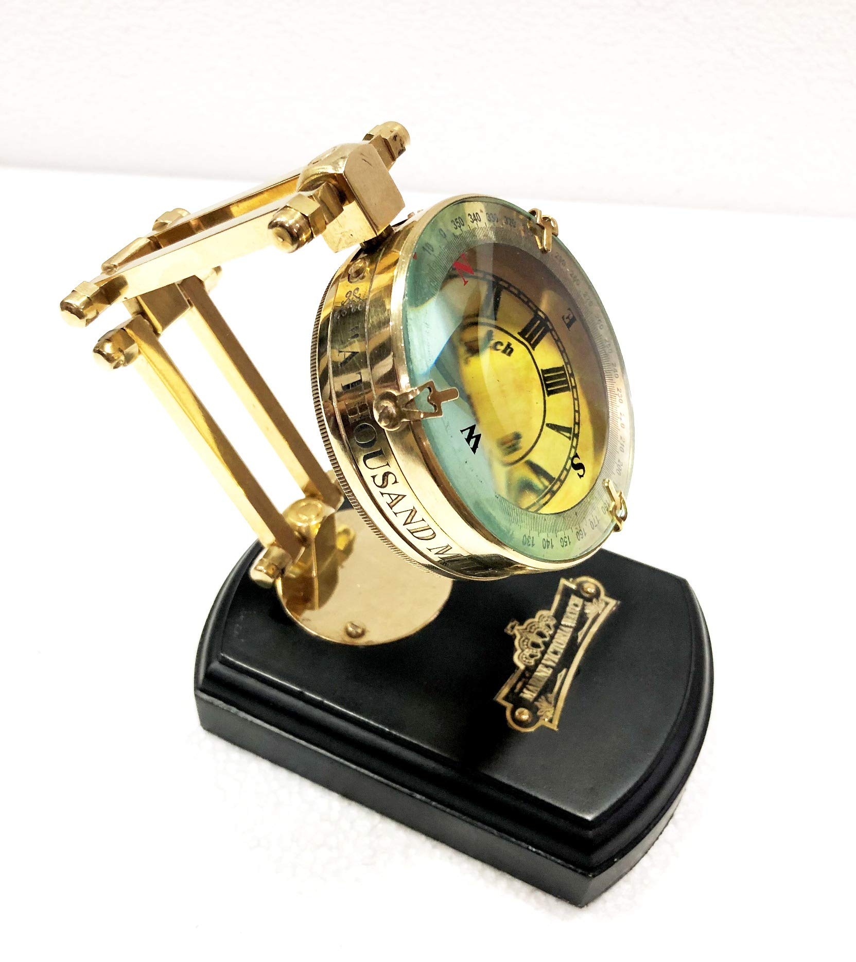 Desk Clocks Vintage Shelf Analog Clocks Antique Ship Binnacle Husband/Wife Gifts, Baptism Easter Gifts, Gift For Son/Daughter