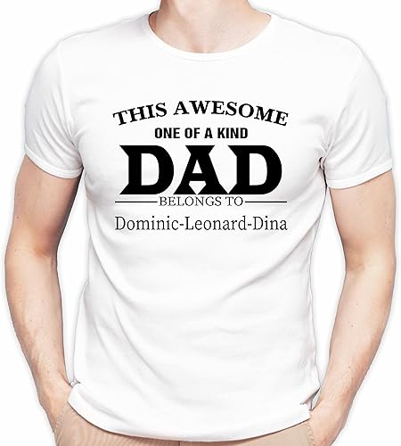 Customizable Grandpa Dad Shirt with Kids, Fathers Day Christmas Birthday Gifts, Gifts for Grandpa, Personalized Gifts for Men, Custom Grandkids Name