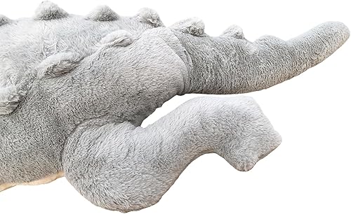 Vista 62 de Hofun4U Alligator Plush Pillow, 61 inch Alligator Stuffed Animal, Home Decoration Christmas Valentine’s Birthday Gift for Boys Girls Adults Kids