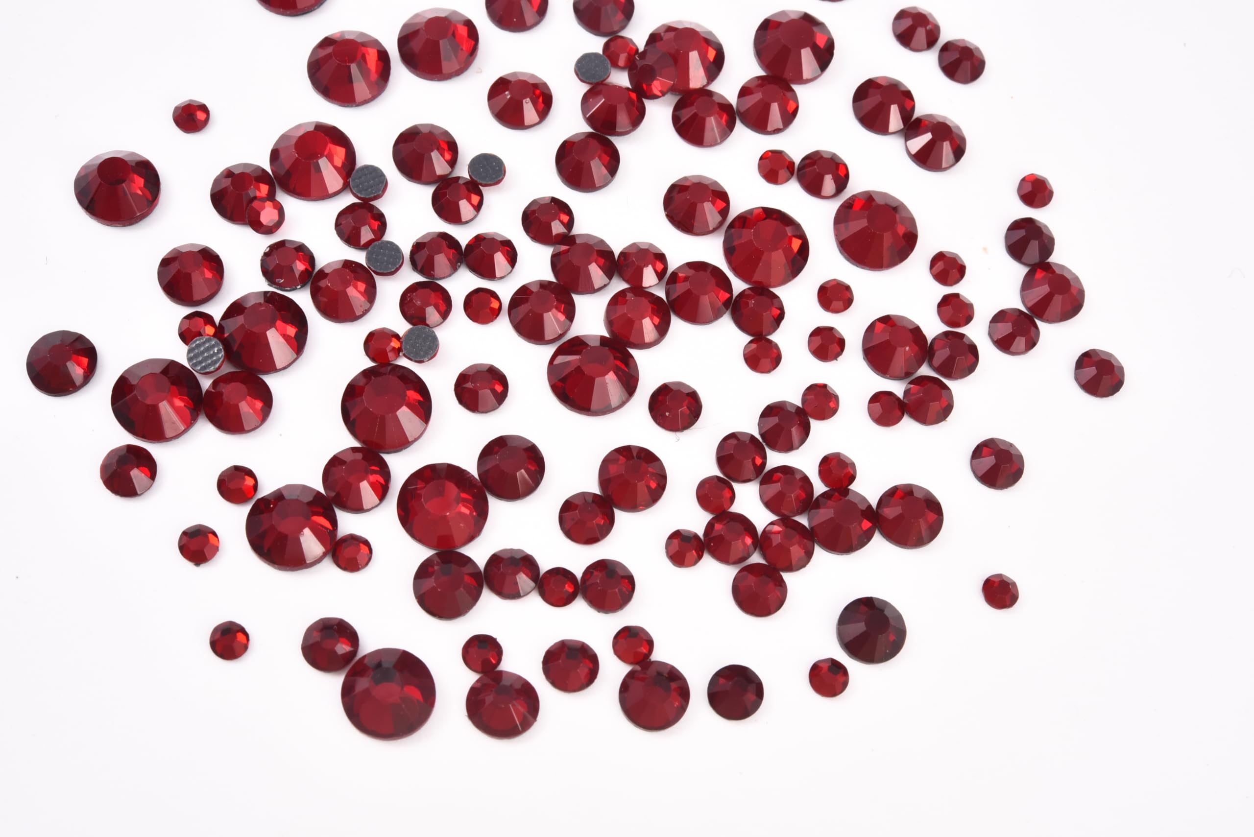 BLINGINBOX DMC Hotfix Rhinestone 2 Box Total 5200 Pieces Mixed Size Round Crystals Glass Gems for Costume Jewelry Making(Dark Siam) - Image 3