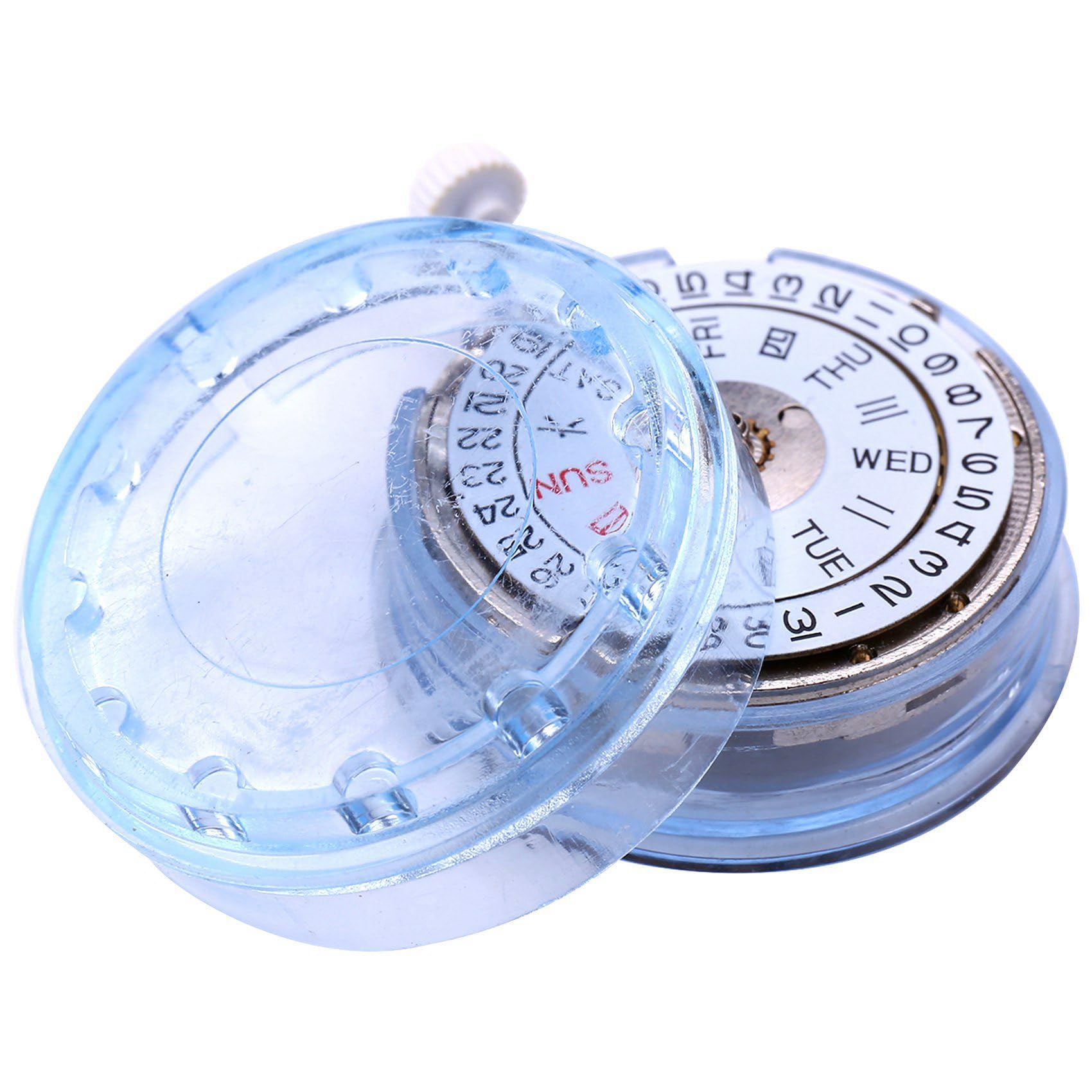 3X Mecánico Automático Movimiento de Reloj con Calendario y Repuestos para Reparación de Relojes Miyota 8205
