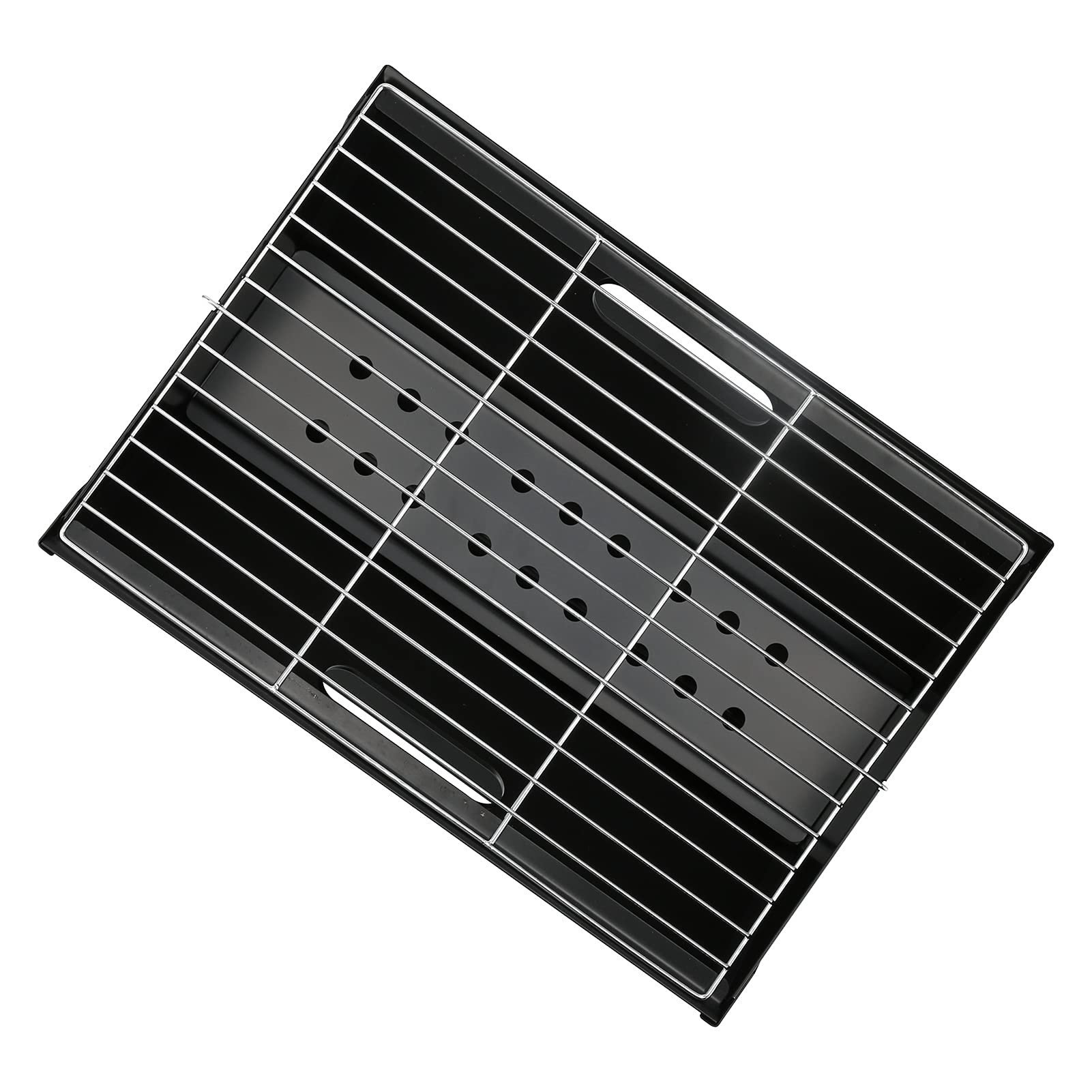 FLEXMAN Notebook BBQ Grill, Wytrzymały Przenośny Grill Węglowy W Kształcie Litery X, Grill Ogrodowy do Użytku Na Kempingu, Piknikach, W Ogrodzie, Na Imprezach Na Plaży
