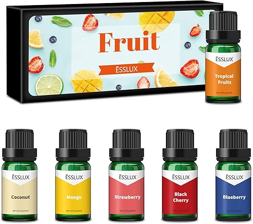 ESSLUX - Aromas para hacer velas, aceite aromático de primera calidad para hacer velas, aromas de jabón, aceites esenciales, juego de regalo para