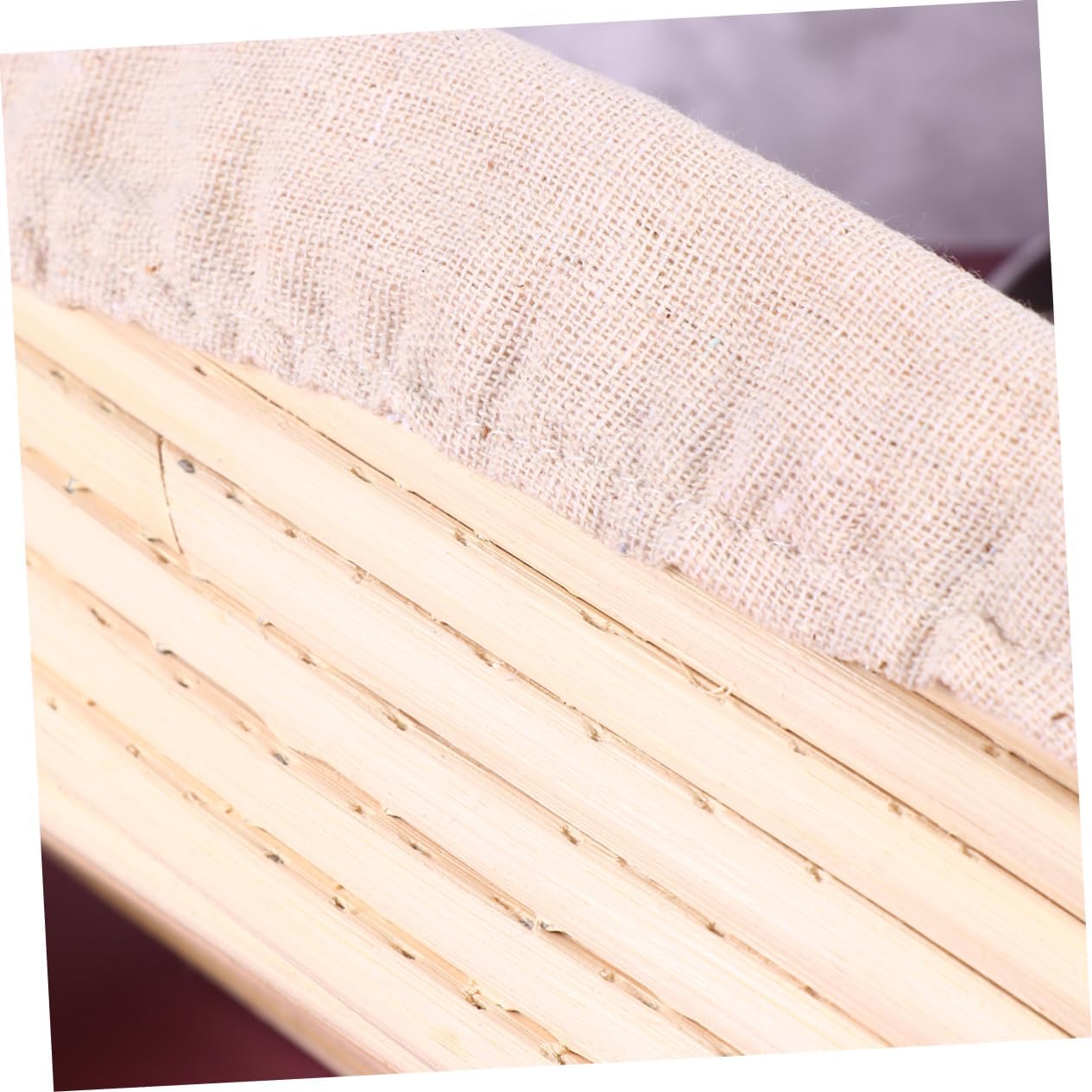 2 Sets Oval Rattan Proofing Basket with Fabric Liner Sourdough Bread Proofing Bowl for Home Professional Bakers Smooth Surface Easy to Clean