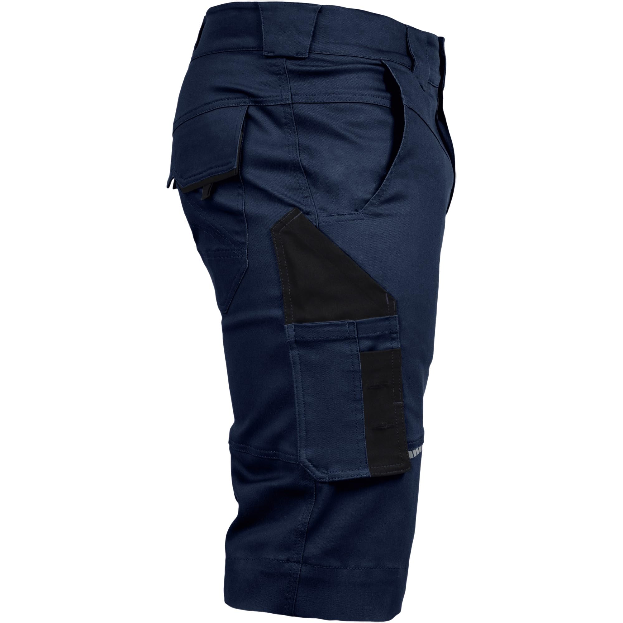 Leibwächter Arbeitsshorts Herren Flex Line – Robuste Cargo Hose mit Taschen – Handwerker Shorts – Berufsbekleidung – Multifunktionshose mit Reflektoren