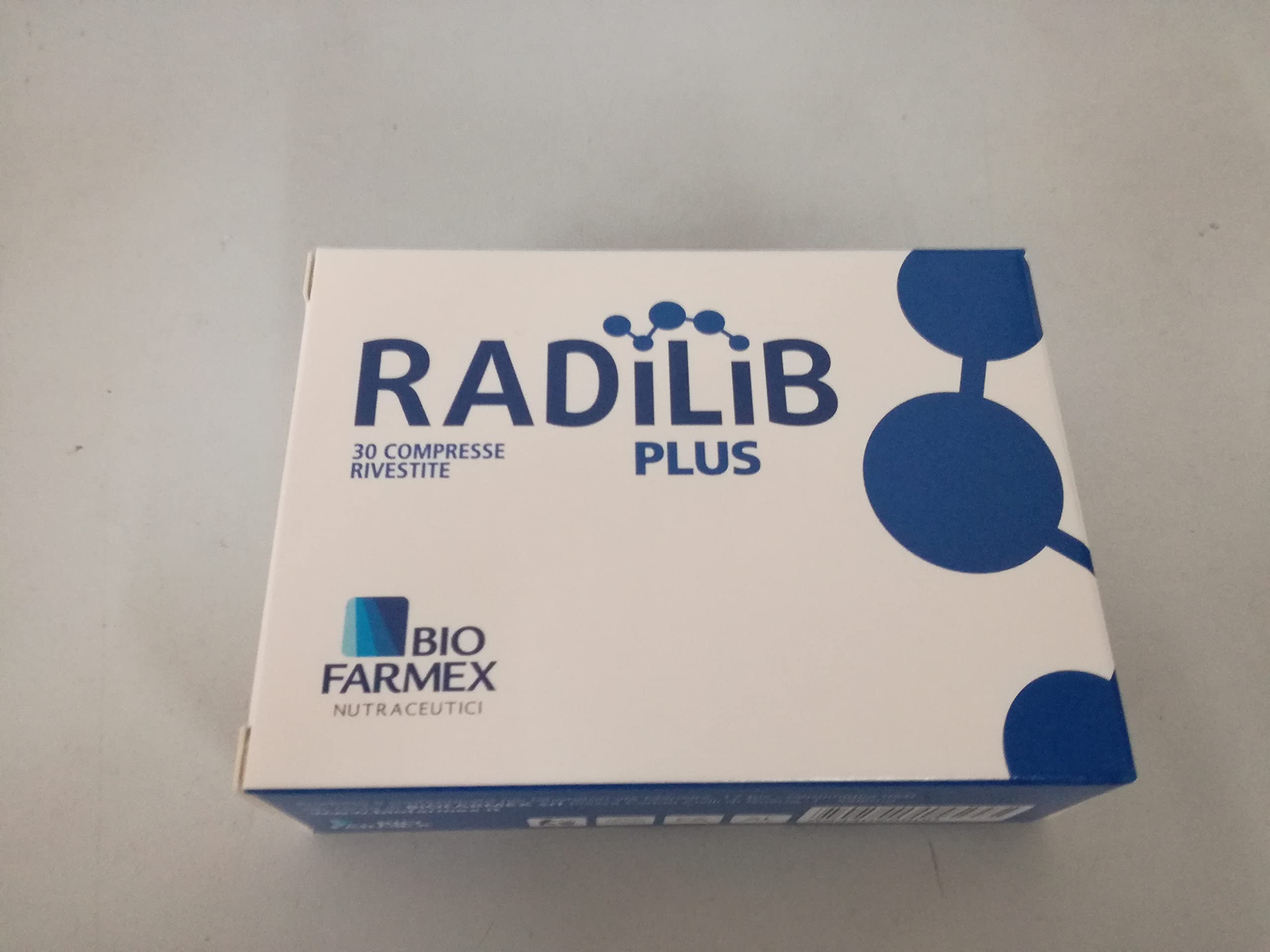RADILIB PLUS 30 Compresse - Integratore alimentare di sostanze antiossidanti per contrastare i radicali liberi