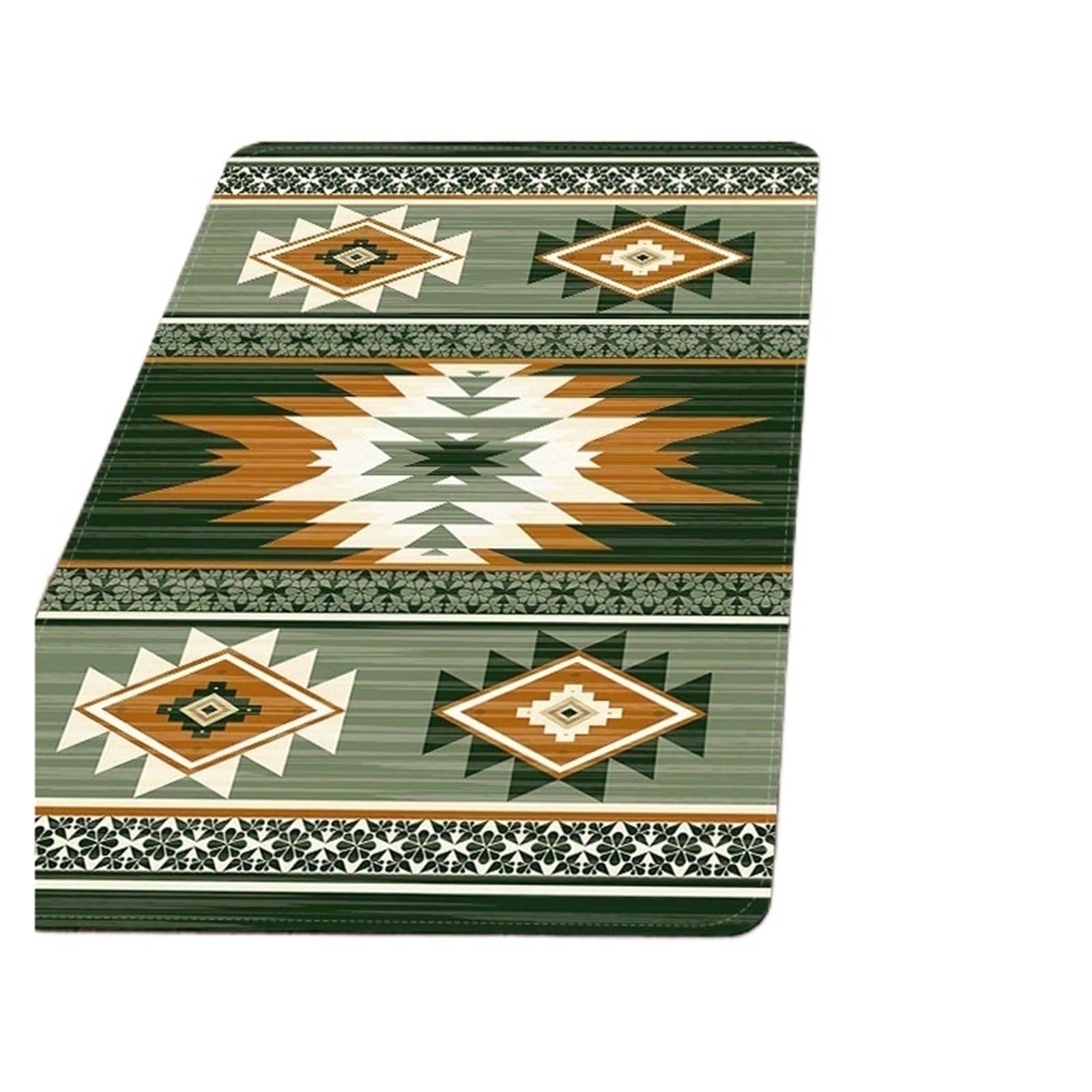 Tapis de cuisine vintage vert, paillasson doux de qualité pour salon et chambre élégante