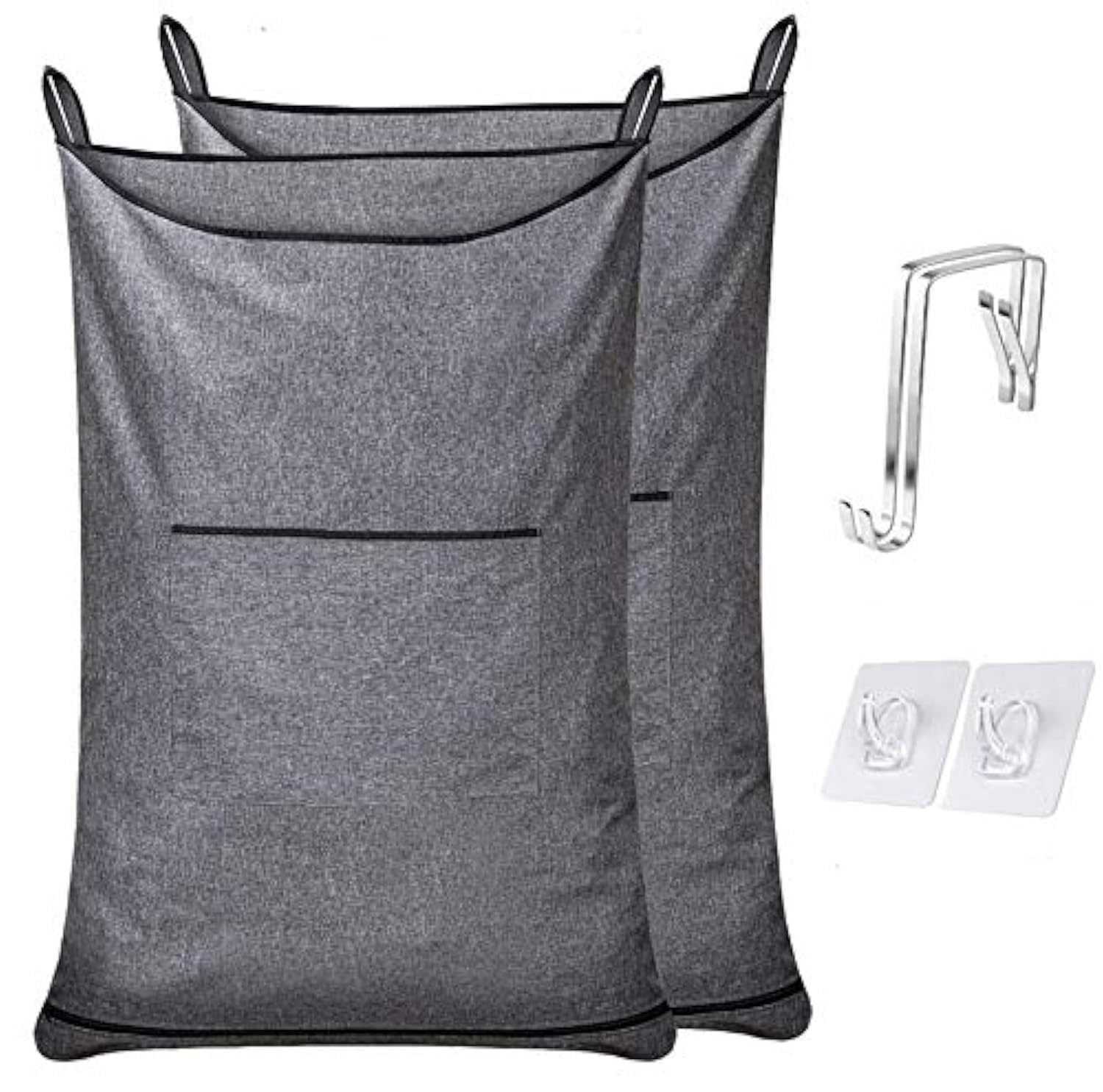 Panier à linge suspendu pour porte de salle de bain et gestion du linge