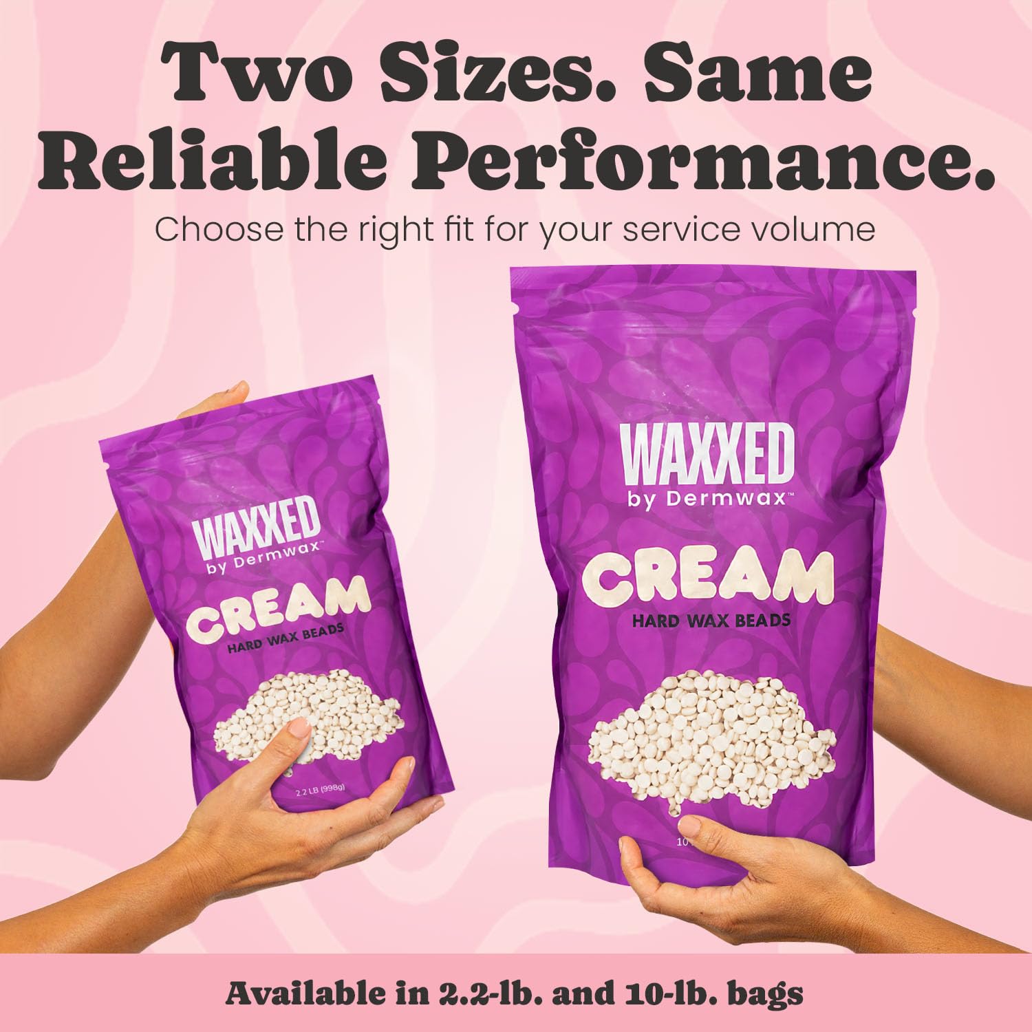 WAXXED Hard Wax Beads for Sensitive Skin, Titanium Dioxide-Infused Hair Removal Wax