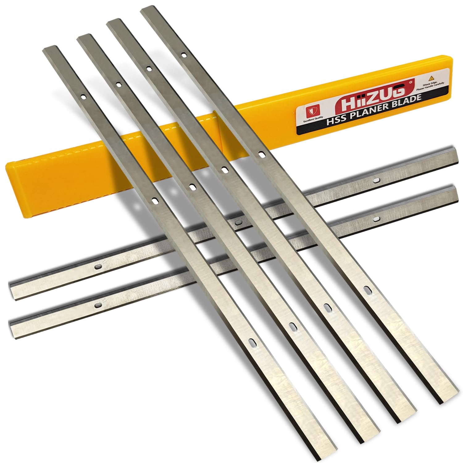 Cuchillas cepilladoras HSS de 13 pulgadas para cepilladoras Delta 22-549 22-555 22-590 Wen 6552 Craftsman 21743 Grizzly G0689 Ryobi AP1300 Metabo DH330, 13 x 15/32 x 13 pulgadas /40.6 cm- 6pcs