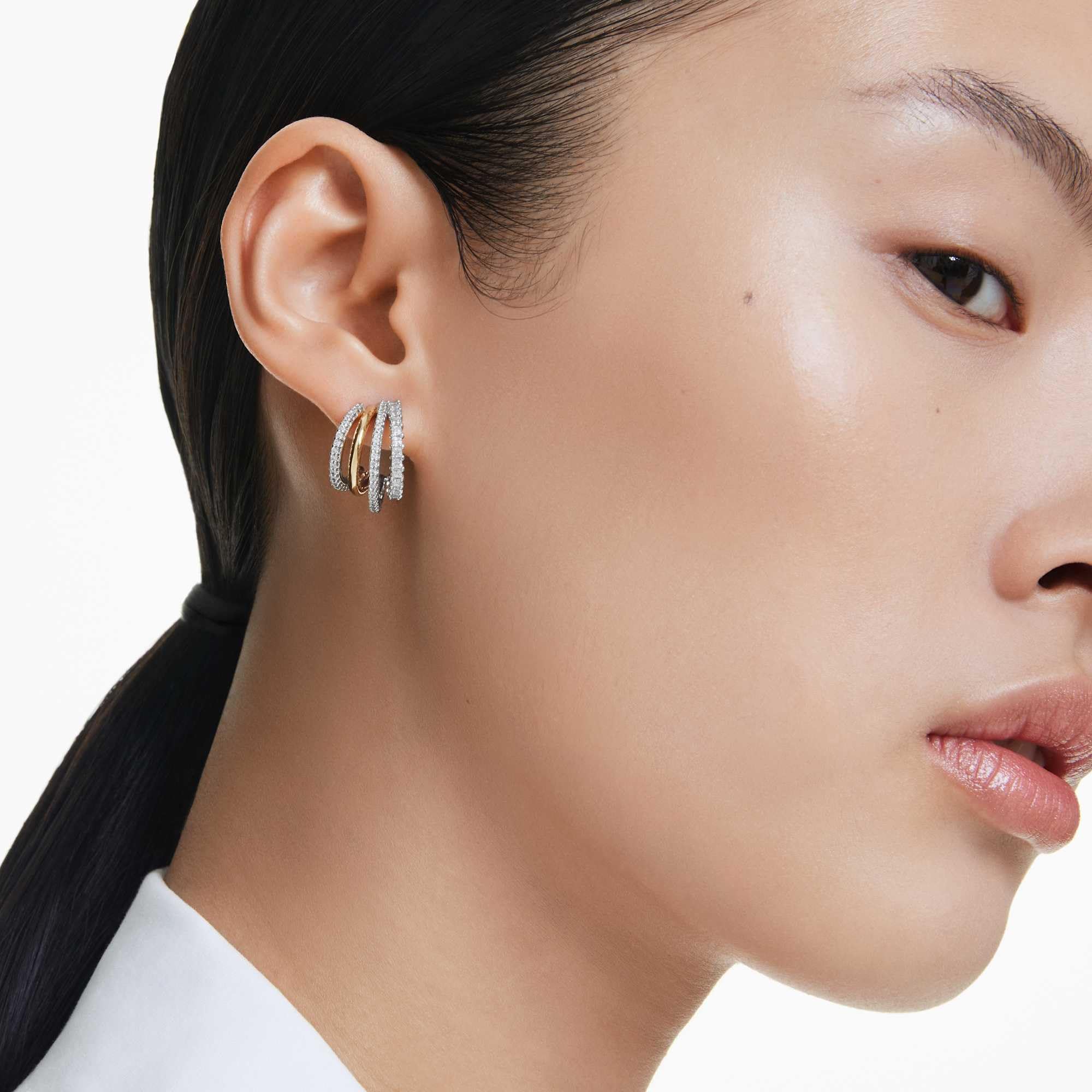 Swarovski Hyperbola Kollektion, Gemischte Schliffe, Weiß