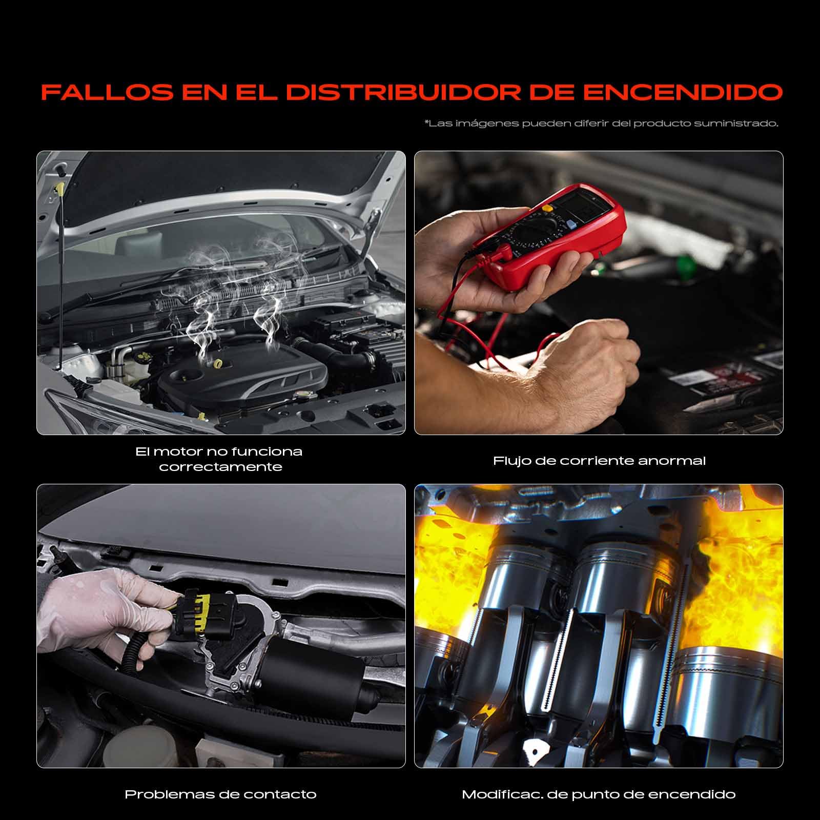 Frankberg Distribuidor de encendido Gasolina Compatible con Golf II 19E 1G1 1.8L Golf II 19E 1G1 1.6L J.e.t.t.a II 165 19E 1G2 1.6L J.e.t.t.a II 165 19E 1G2 1.8L Replace# 027905205S