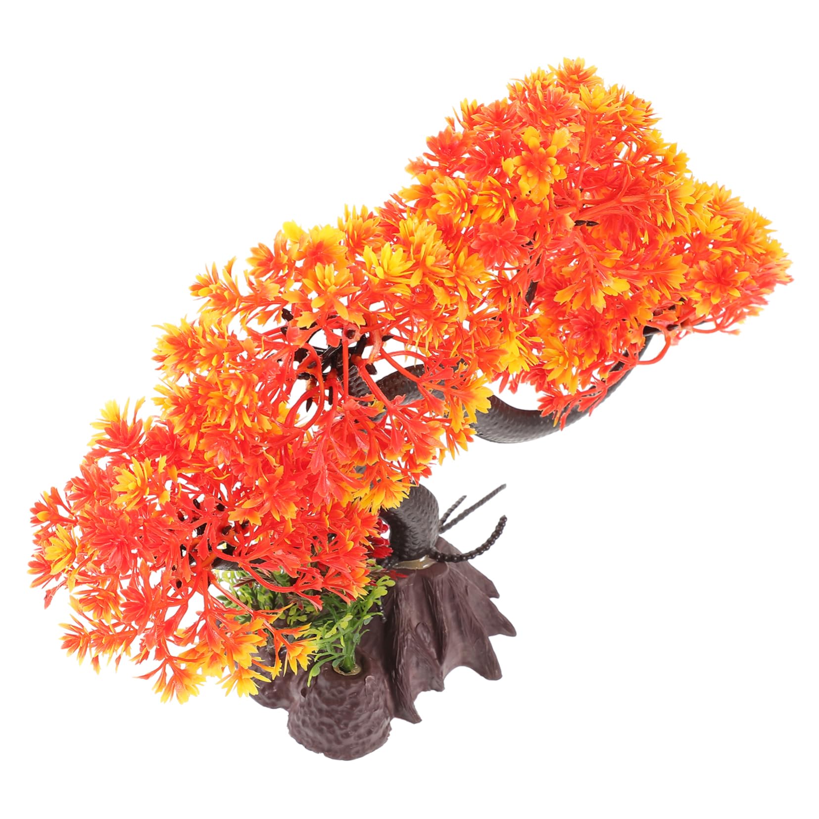 BESPORTBLE Artificial Tree Model Decoration for Fish Tanks Lifelike Aquarium Decor Lightweight Simulation Tree for Aquariums Provides Hiding Spots for Fish