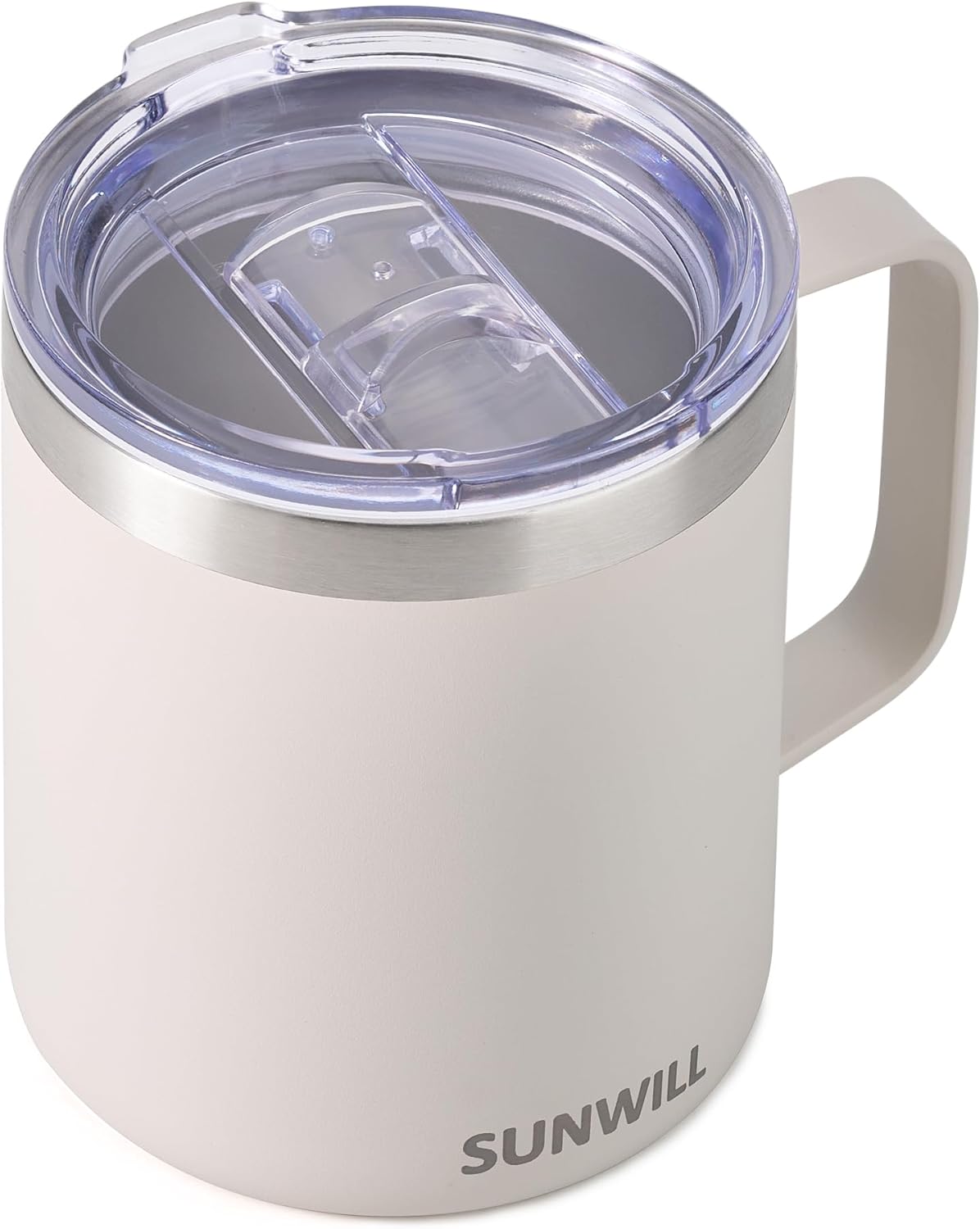 SUNWILL Travel Coffee Mug with Handle, Insulated Coffee Mug