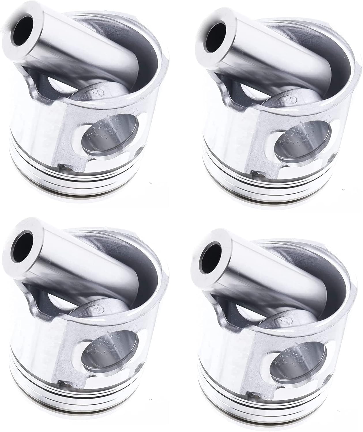 FridayParts 1 Set Replacement STD Piston & Pin Compatible for Isuzu 4JG2 4JG2T 4JG2-T Engine (Type 1)