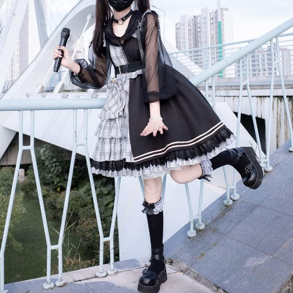 ZZEQYG Womens Girls Kawaii Lolita Gothic Dress Anime Broken Doll Costume Lockable Dress - Image 4