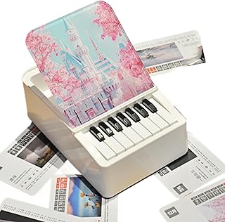 ピアノカレンダー、演奏可能なフィンガーピアノ、ミュージカルデスクカレンダー、装飾月間カレンダー、クリエイティブな卓上カレンダー、音楽愛好家カレンダー、再生可能なピアノカレンダー、32曲の名曲カレンダー