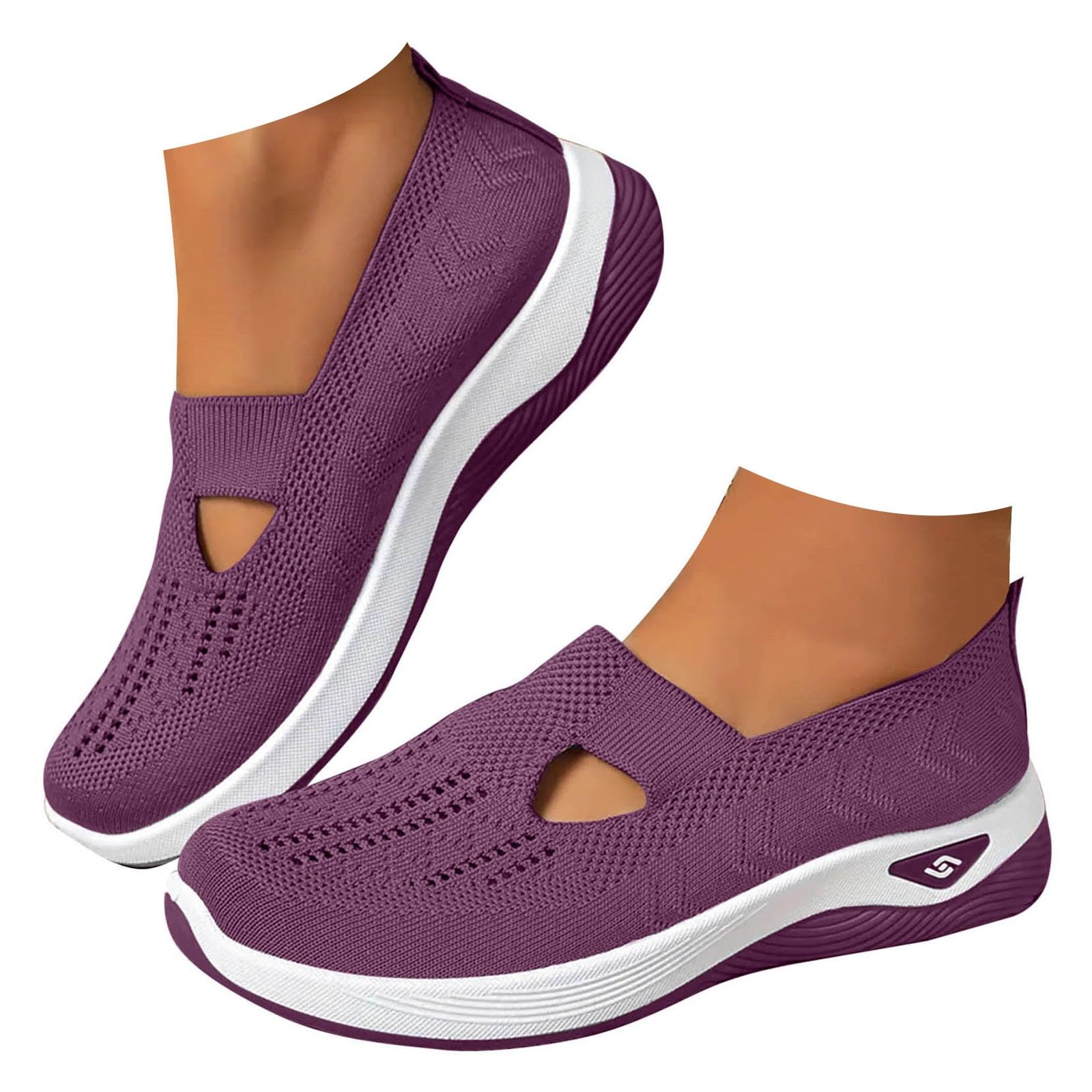 Generic Women Comfy Orthopedic Walking Shoes, 2024 New Orthopedic Women's Breathable Slip On Arch Support Non-Slip Sneakers