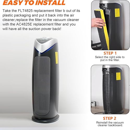 Miniatura 6 de Filtro HEPA FLT4825 B de repuesto, compatible con modelos de purificador de aire, reemplaza AC4820, AC4850, CDAP4500BAC, AC4800, AC4300 AC4900CA
