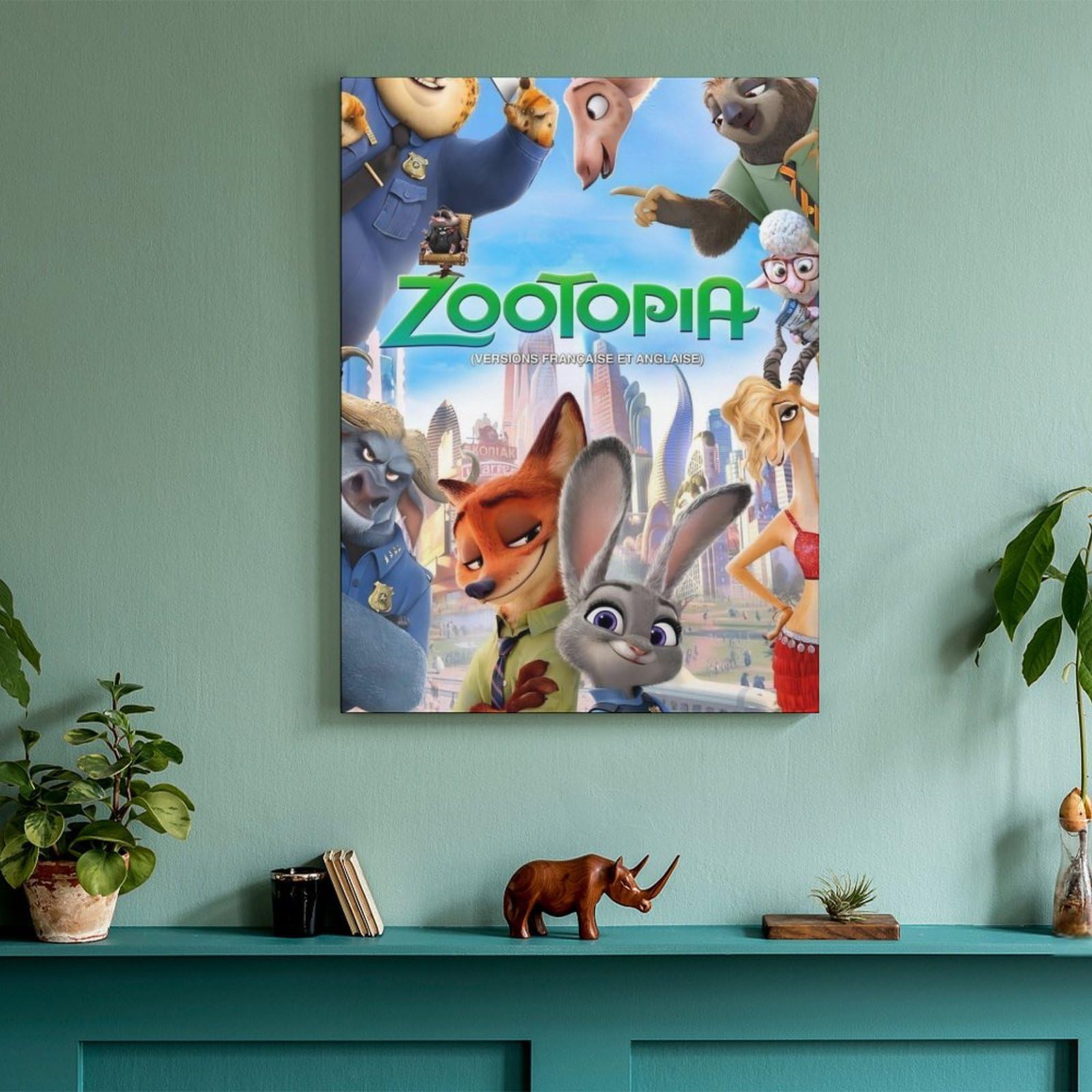 ズートピア 絵画 ポスター Amazon.co.jp: ズートピア ジュディ ニック