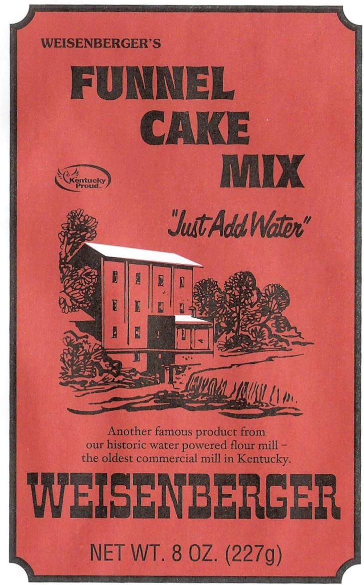 Funnel Cake Mix - Funnel Cakes at Home Mix - Just Add Water Funnel Cake Mix -Weisenberger Funnel Cake Mix