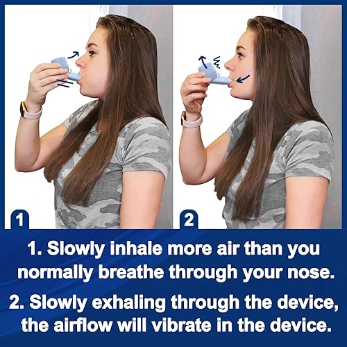 Miniatura 5 de Dispositivo de eliminación de moco y expansión pulmonar, dispositivo de eliminación de moco con válvula de aleteo, dispositivo ejercitador de pulmón