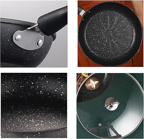 Miniatura 5 de Frying Pan, Stainless Steel Nonstick Frying Pan, Easy to Clean Safe Healthy Fry Pan, Fast Conduction Omelette Pan with Ergonomic Handle for All