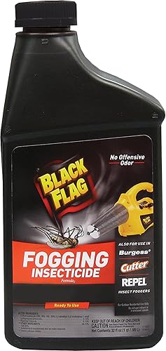 Black Flag, insecticida de exterior para pulverizar contra mosquitos y moscas 190255 de 32 onzas