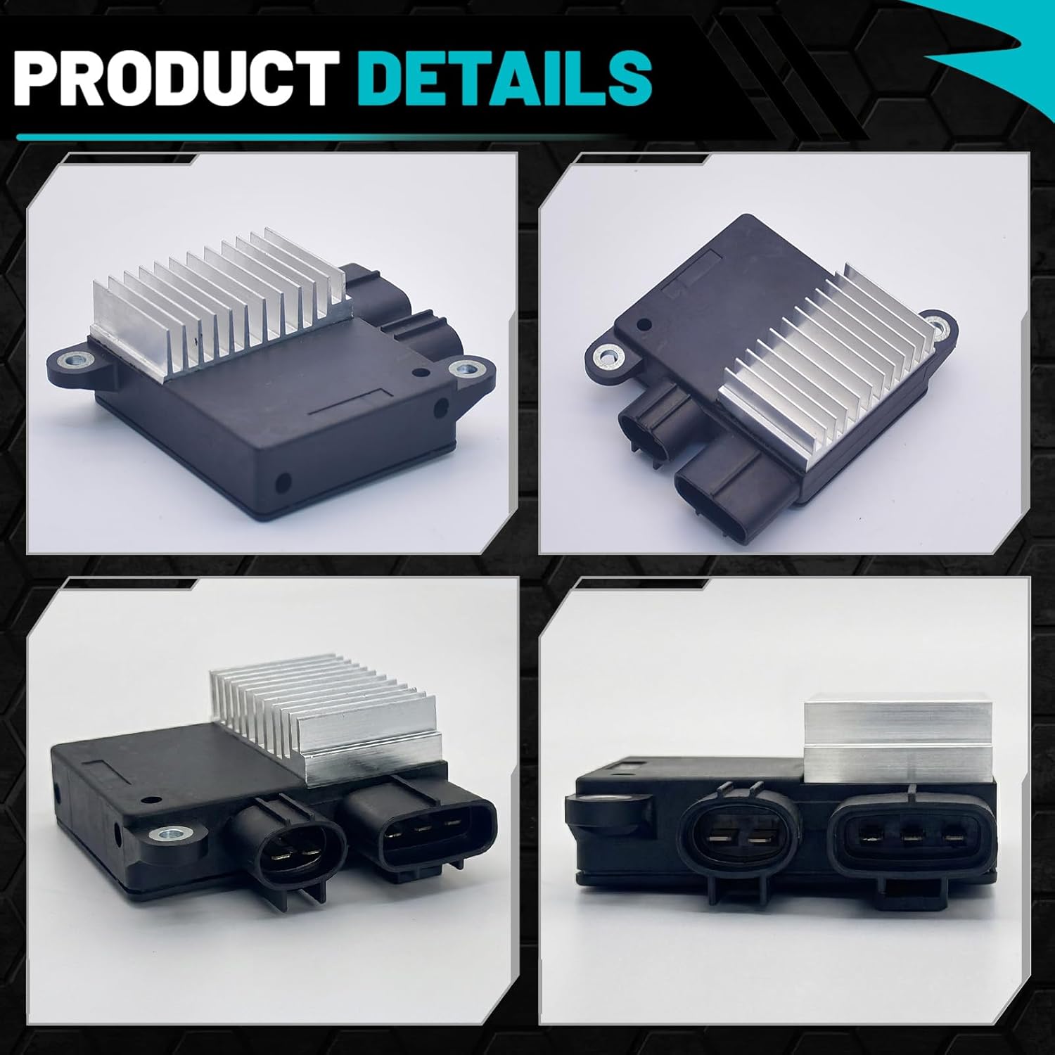 8925726020 Engine Radiator Cooling Fan Control Compatible with Toyota Highlander 08-19, RAV4 06-12; Compatible with Lexus IS F 08-14, IS200t/GS200t 16-17, GS F 16-19 OE Replace# FCM143 RY1896 2030295