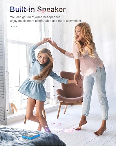 Miniatura 4 de Reproductor MP3 de 64 GB con pantalla táctil completa de 2.4", reproductor de música con Bluetooth 5.3, reproductor de música portátil con calidad