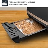 Tefal Includeo TT533811 Tostadora, 2 compartimentos, pinzas magnéticas, Tostador botones grandes, 7 niveles de tostado, bandeja recogemigas extraíble, palanca de extracción - 6