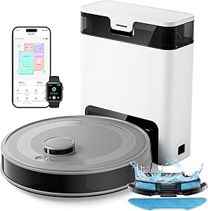 🚨 EXTREME: Lefant M2 Pro Robot Vacuum Cleaner 6000Pa with Automatic Dust-Draining Station, Laser Navigation with Mapping, Personalize…