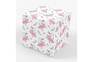 Stesha Party Ballet Bunny Gift Wrapping Paper - Folded Flat 30 x...