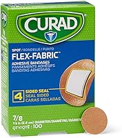 Vista 2 de Curad Flex Fabric Spot Adhesive Bandages, Bandage Diameter is 7/8" (Box of 100)