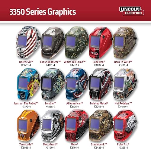 Miniatura 5 de Lincoln Electric K3616-4 Viking 3350 Casco de soldadura de oscurecimiento automático, nacido para soldar