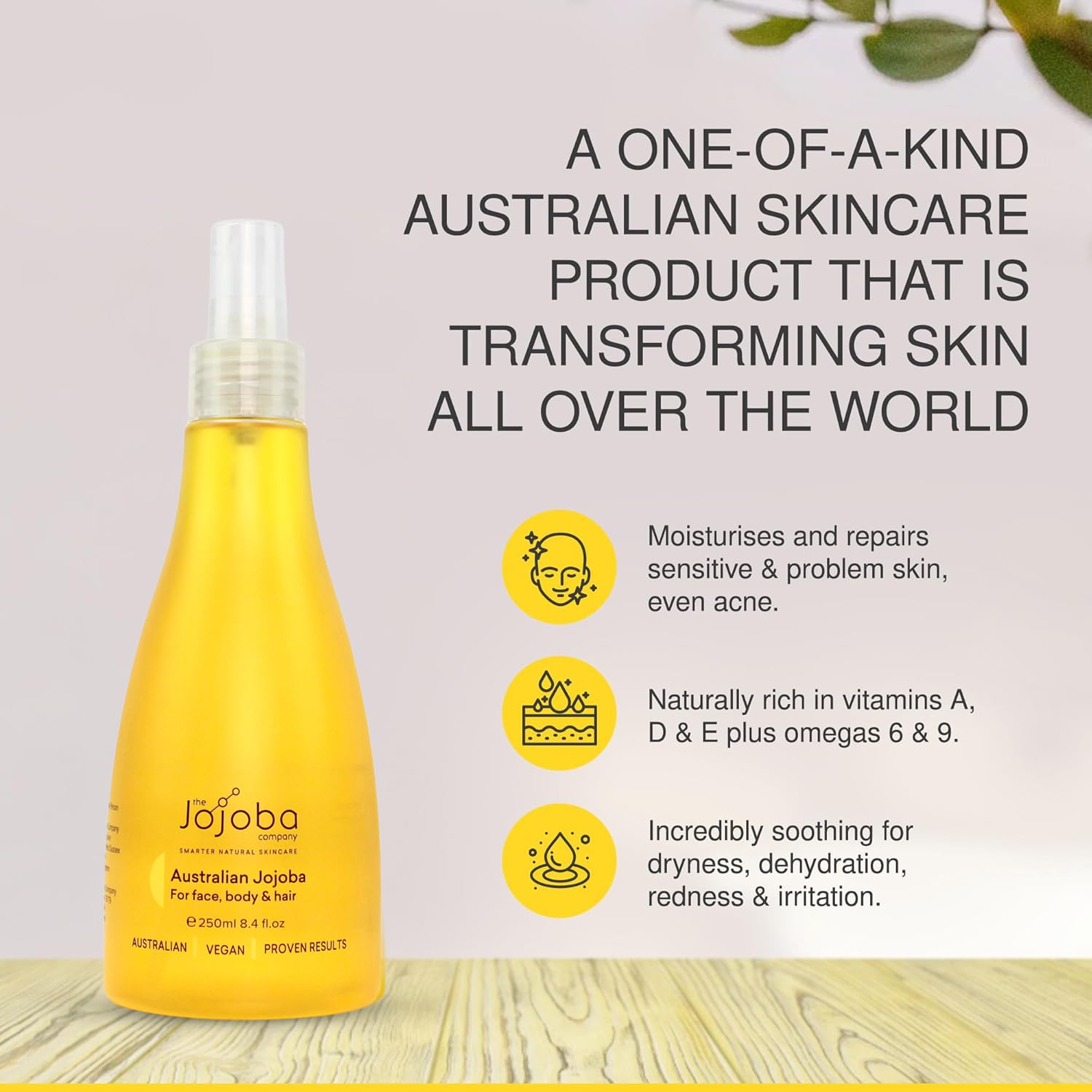Amazon.com: Jojoba 100% Pure Australian Oil 250ml – Cold-Pressed 