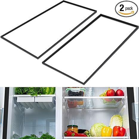 2 Pcs Refrigerator Door Gasket Compatible with True 810803 25-3/4" x 54-1/8" Freezer Door Seal Magnetic Refrigerator Replacement Parts Compatible with Gdm-49/t-49 Freezer Parts Accessories