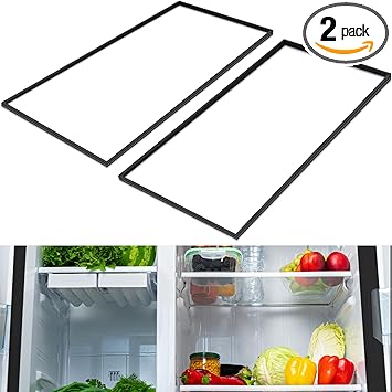 2 Pcs Refrigerator Door Gasket Compatible with True 810803 25-3/4" x 54-1/8" Freezer Door Seal Magnetic Refrigerator Replacement Parts Compatible with Gdm-49/t-49 Freezer Parts Accessories