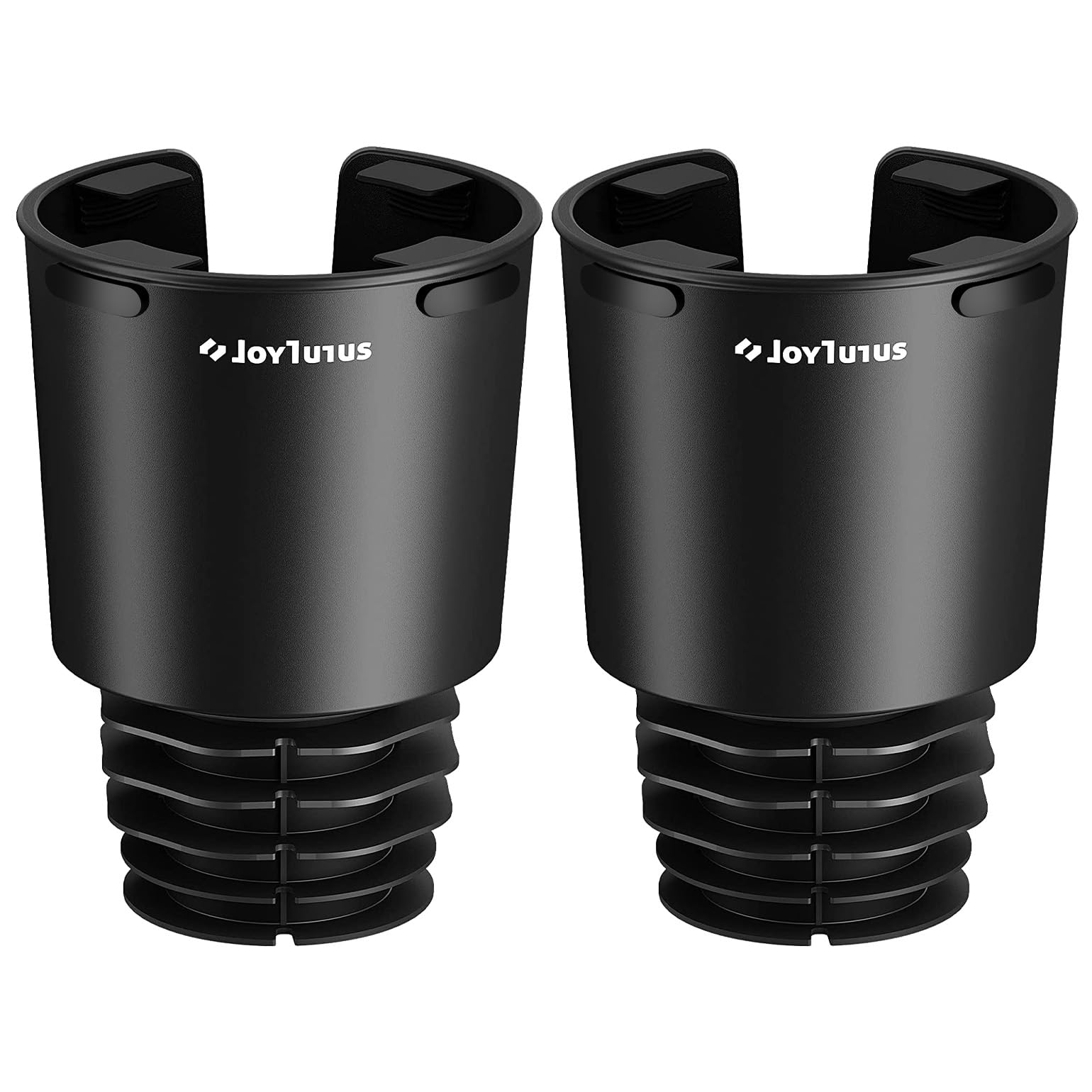 JOYTUTUS 2 Pack Car Cup Holder Expander with Offset Base, Fit for YETI, Hydro Flask, Cup Holder Expander for Car Hold 18-40 oz Bottles and Mugs, Other Bottles in 3.4"-3.8"