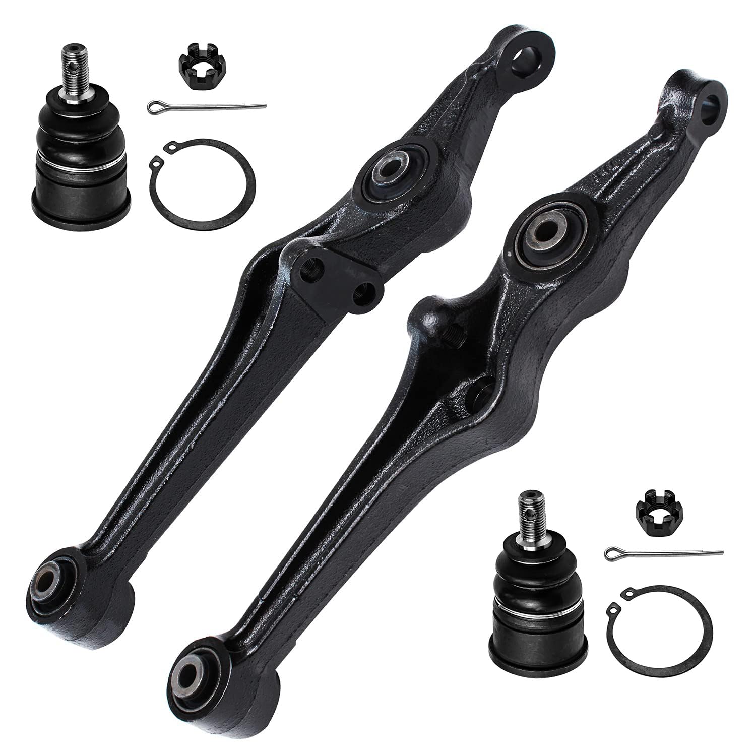Detroit Axle - 4pc Front Control Arms Kit for Acura CL TL Honda Accord, 2