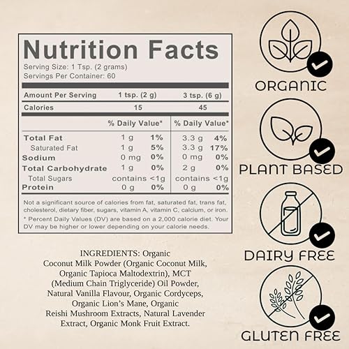 Miniatura 2 de PureShrooms Crema Original (Lavanda Vainilla)