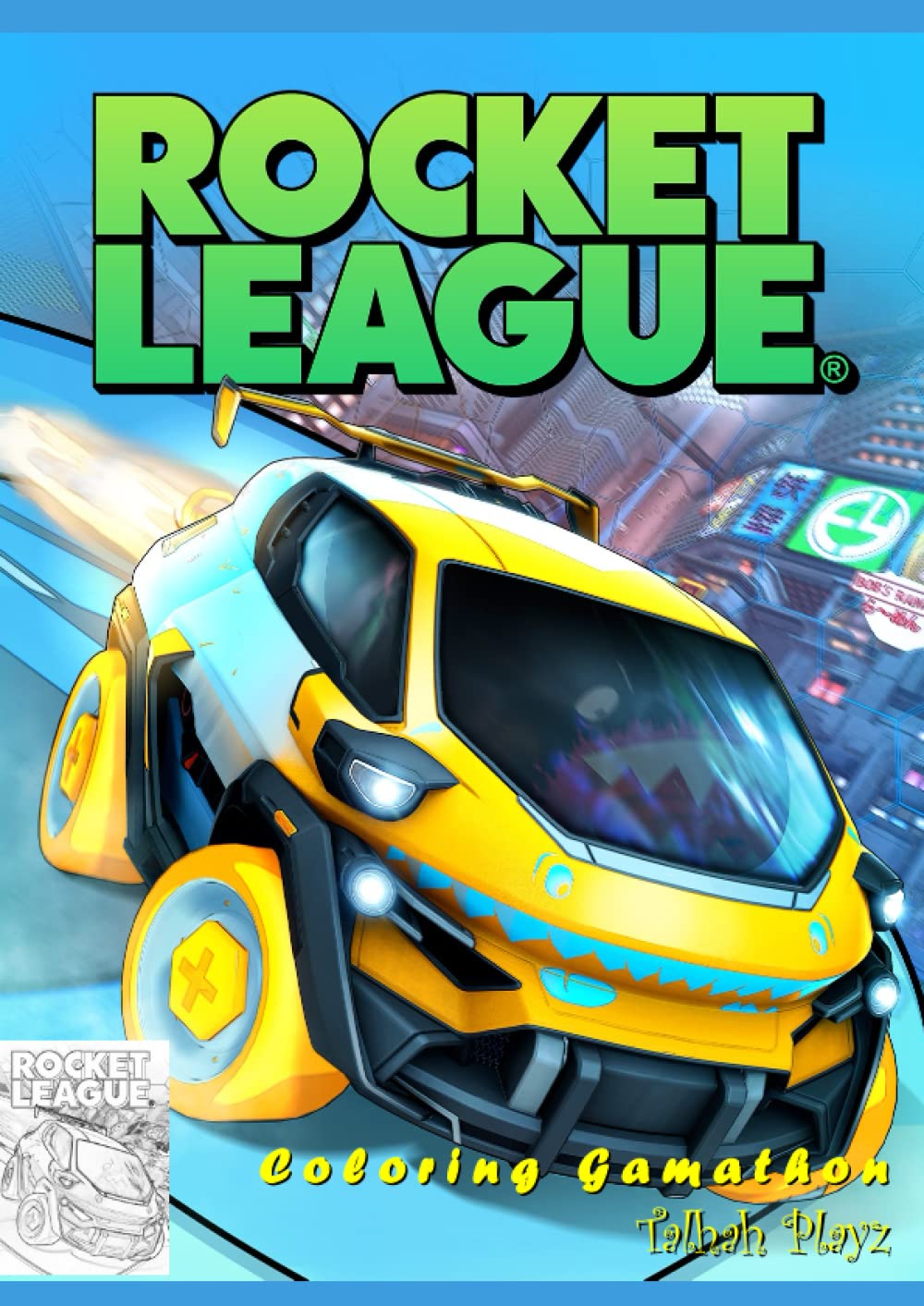 Livre coloriage Rocket League pour s'occuper hors écran après le jeu sur PC