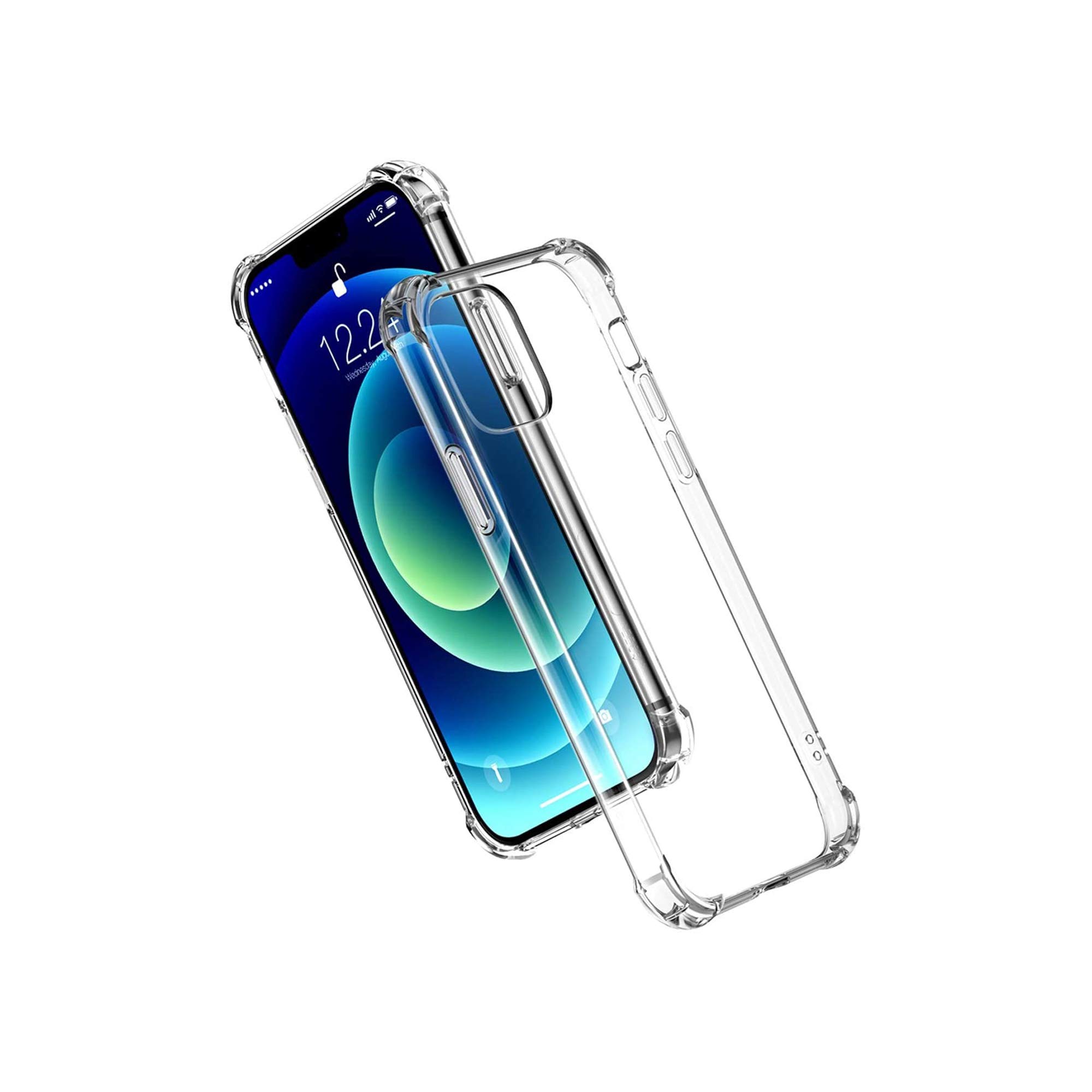 Crystal Clear Compatible For iPhone 12 mini Flexible TPU case, [against-yellowing] slim yet shockproof soft Silicone Sturdy thin Phone Case Compatible For iPhone 12 mini 5.4 inch 2020, crystal clear